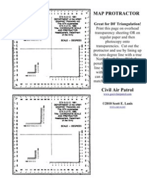 CAP Map Protractor